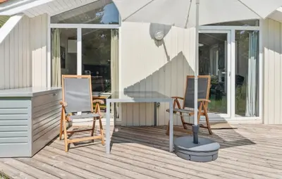 Ein Balkon oder eine Terrasse in der Unterkunft Dünenpark 2B - Dorf 4