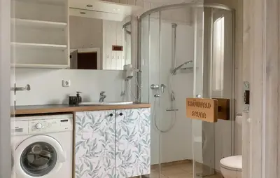 Ein Badezimmer in der Unterkunft Freibeuterweg 23 - Dorf 5