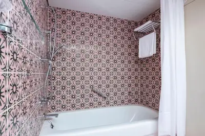 Ein Badezimmer in der Unterkunft An der Waldkapelle 26 Seestern Timmendorfer Strand
