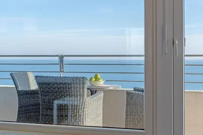 Ein allgemeiner Meerblick oder ein Meerblick von der Ferienwohnung aus