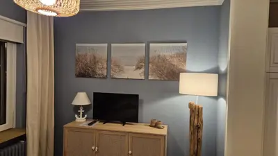 TV/Unterhaltungsangebot in der Unterkunft Strandallee Ferienwohnung