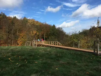 Naturlandschaft in der Nähe des Ferienhauses