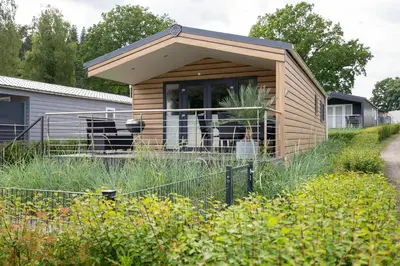 Ein Garten an der Unterkunft Ostseecamp Lübecker Bucht Strandläufer