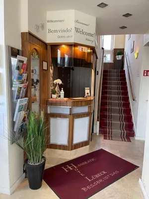 Lobby/Rezeption in der Unterkunft Hotel Hanseatic Lübeck