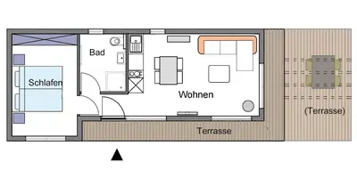 Grundriss der Unterkunft Gronenberger Mühle Haus 5