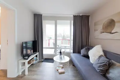 TV/Unterhaltungsangebot in der Unterkunft Ferienwohnung Beach Life 3 - Scharbeutz