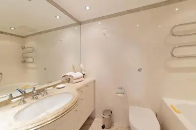 Ein Badezimmer in der Unterkunft Ferienwohnung Residenz App 809 - Timmendorfer Strand