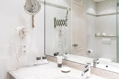 Ein Badezimmer in der Unterkunft Ferienwohnung Residenz App 812 - Timmendorfer Strand