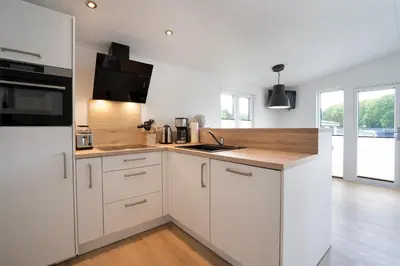 Küche/Küchenzeile in der Unterkunft Ferienhaus 