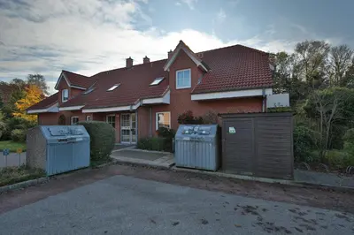 Das Gebäude in dem sich die Ferienwohnung befindet