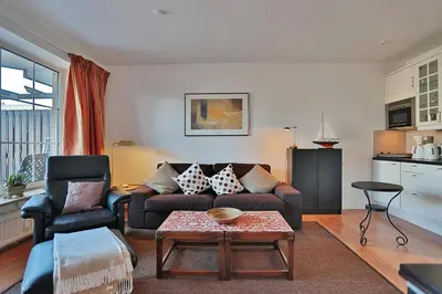 Küche/Küchenzeile in der Unterkunft Wohnpark Niendorf Wohnpark Niendorf Appartement 39