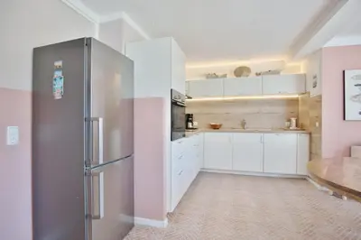 Küche/Küchenzeile in der Unterkunft Ferienbungalow Erlenweg 20 Erlenweg 20 Appartement 1 Niendorf Ostsee
