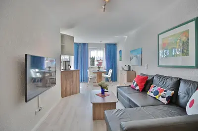TV/Unterhaltungsangebot in der Unterkunft Residenz Ostseestrand Appartement 4