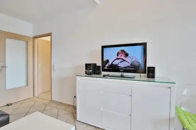 TV/Unterhaltungsangebot in der Unterkunft Residenz Ostseestrand Appartement 26