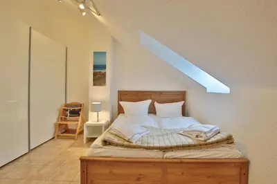 Ein Bett oder Betten in einem Zimmer der Unterkunft Residenz Ostseestrand Appartement 26