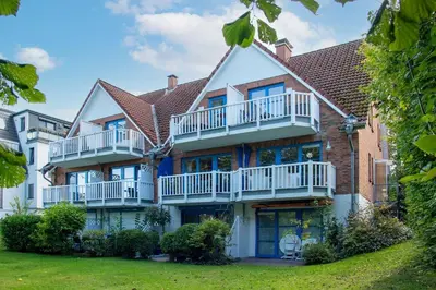 Das Gebäude in dem sich die Ferienwohnung befindet