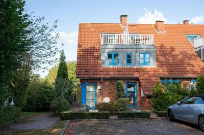 Das Gebäude in dem sich die Ferienwohnung befindet