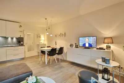 TV/Unterhaltungsangebot in der Unterkunft Residenz Alte Bergstraße Residenz Alte Bergstrasse Appartement 4