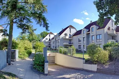 Das Gebäude in dem sich die Ferienwohnung befindet
