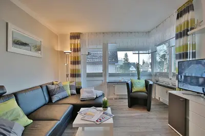 TV/Unterhaltungsangebot in der Unterkunft Haus am Wiesenweg Haus am Wiesenweg 3 Appartement 04