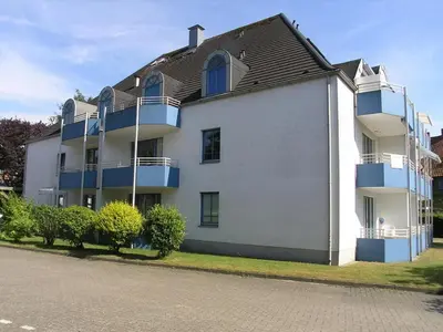 Das Gebäude in dem sich die Ferienwohnung befindet