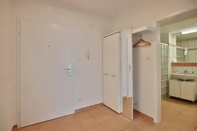 Küche/Küchenzeile in der Unterkunft Domizil Strandallee 30 Domizil Strandallee 30 Appartement 28