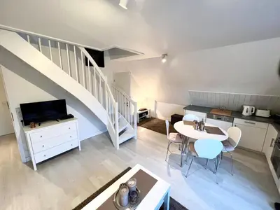 TV/Unterhaltungsangebot in der Unterkunft Haus Parkblick, Timmendorfer Strand Haus Parkblick Appartement 11