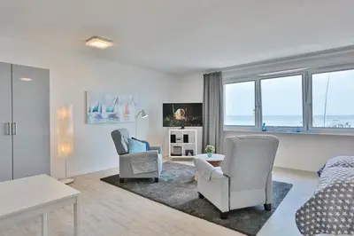 TV/Unterhaltungsangebot in der Unterkunft Haus Seebrücke Haus Seebrücke Appartement 10