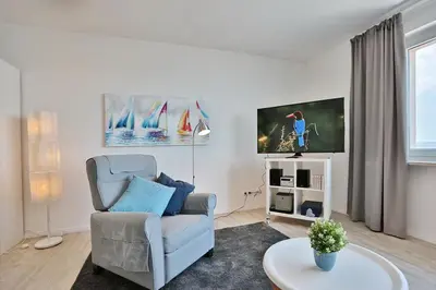 TV/Unterhaltungsangebot in der Unterkunft Haus Seebrücke Haus Seebrücke Appartement 10