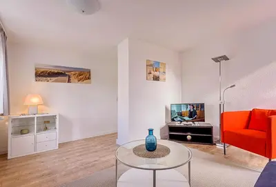 TV/Unterhaltungsangebot in der Unterkunft Haus Lubecca Ferienhaus Lubecca Appartement 01
