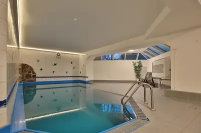 Der Swimmingpool an oder in der Nähe von Appartements Windrose Appartements Windrose Appartement 14