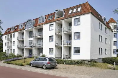 Das Gebäude in dem sich die Ferienwohnung befindet