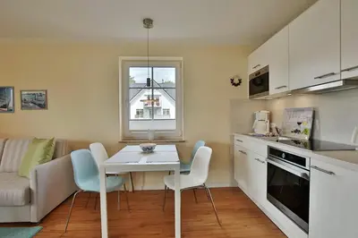 Küche/Küchenzeile in der Unterkunft Gorch-Fock-Park Haus 02 Gorch-Fock-Park 2 Appartement 15