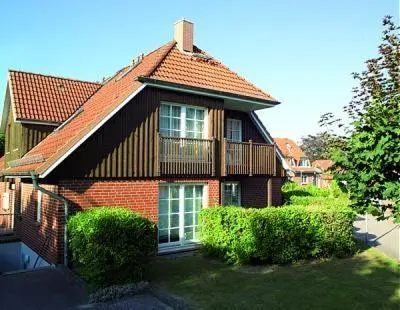 Das Gebäude in dem sich die Ferienwohnung befindet