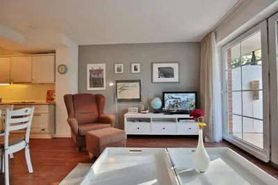 TV/Unterhaltungsangebot in der Unterkunft Gorch-Fock-Park Haus 02 Gorch Fock Park 2 Appartement 02
