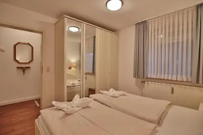 Ein Bett oder Betten in einem Zimmer der Unterkunft Gorch-Fock-Park Haus 02 Gorch Fock Park 2 Appartement 02