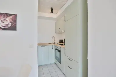 Küche/Küchenzeile in der Unterkunft Gorch-Fock-Park Haus 02 Gorch-Fock-Park 2 Appartement 10