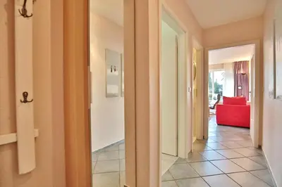 Ein Sitzbereich in der Unterkunft Gorch-Fock-Straße 16 Gorch-Fock-Str 16 Appartement 1