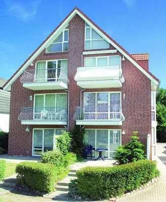 Das Gebäude in dem sich die Ferienwohnung befindet