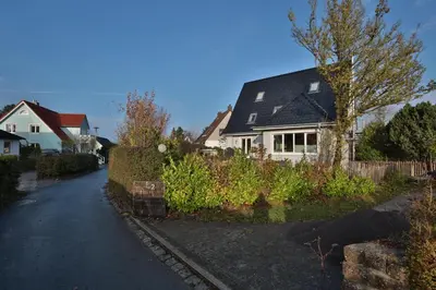 Das Gebäude in dem sich die Ferienwohnung befindet