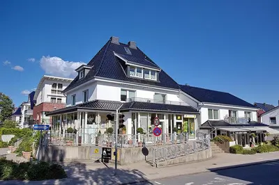 Das Gebäude in dem sich die Ferienwohnung befindet