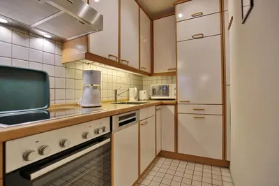 Küche/Küchenzeile in der Unterkunft Gorch-Fock-Park Haus 06 Gorch-Fock-Park 6 Appartement 4