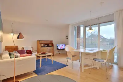 TV/Unterhaltungsangebot in der Unterkunft Wohnpark am Mühlenteich Wohnpark am Mühlenteich Appartement 09
