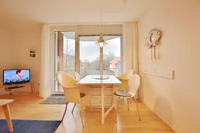 TV/Unterhaltungsangebot in der Unterkunft Wohnpark am Mühlenteich Wohnpark am Mühlenteich Appartement 09