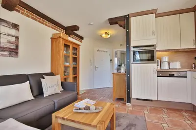 Küche/Küchenzeile in der Unterkunft Gorch-Fock-Straße 16 Gorch-Fock-Str 16a Appartement 10