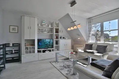TV/Unterhaltungsangebot in der Unterkunft Im Brook 36-38 Am Elchgrund Appartement 10