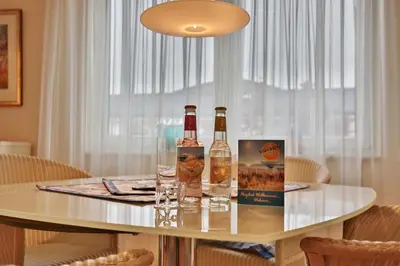 Getränke in der Unterkunft Villa Mér Baltique Villa Mér Baltique Appartement 12