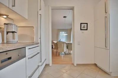 Küche/Küchenzeile in der Unterkunft Villa Mér Baltique Villa Mér Baltique Appartement 12