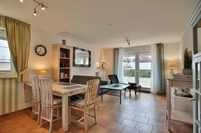Küche/Küchenzeile in der Unterkunft Sunshine-Residenz Sunshine Residenz Appartement 1 Godewind