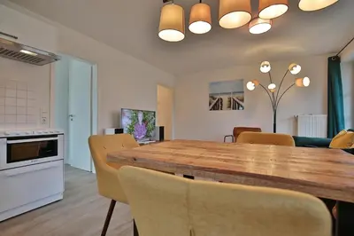 Küche/Küchenzeile in der Unterkunft Haus Parkblick, Timmendorfer Strand Haus Parkblick Appartement 06
